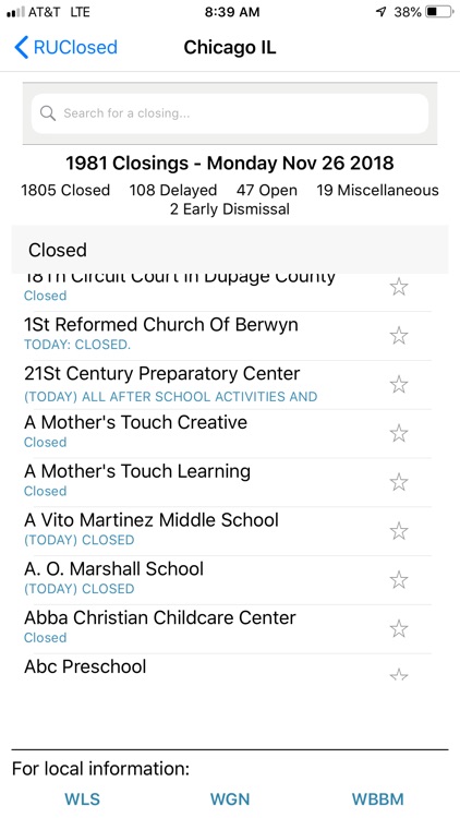 RUClosed - school/work closed? screenshot-3