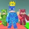 Pixel Mask Heroes Craft Blocky Run is a New Race 3D Game with Opponent Blocky Players , Run , Jump, Race, Perform Stunts to Won the Race with blocky players Never stop running