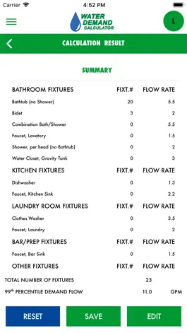 Game screenshot Water Demand Calculator hack