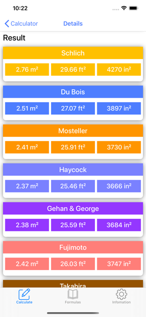 BSA Calculator by ND(圖2)-速報App