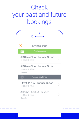 Скриншот из Waddina: book taxi in Sudan