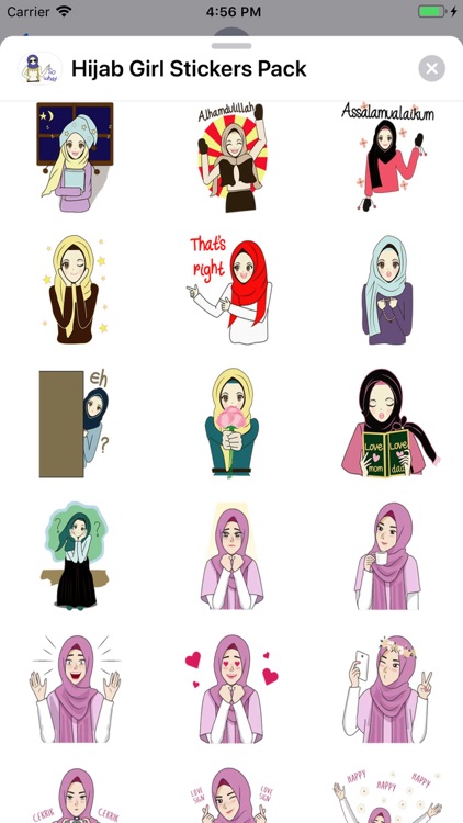 Hijab Girl Stickers Pack screenshot-2