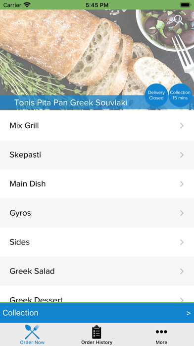 Tonis Pita Pan Greek Souvlaki. screenshot 2