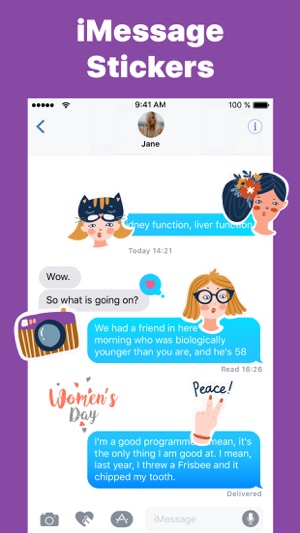 Super Women's Day Stickers Emo(圖3)-速報App