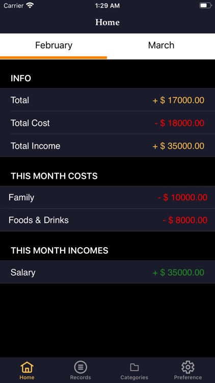 Income Tracker