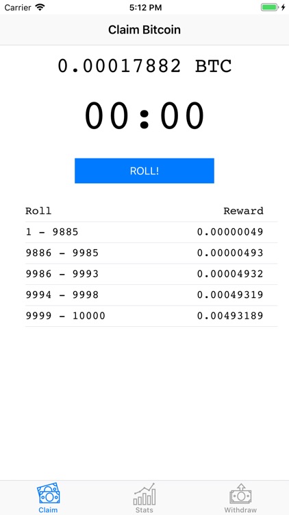 Claim Bitcoin