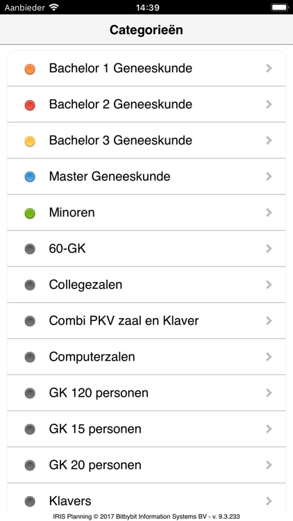 ErasmusMC Onderwijsrooster