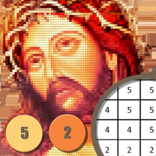 Bible Coloring By Number Icon