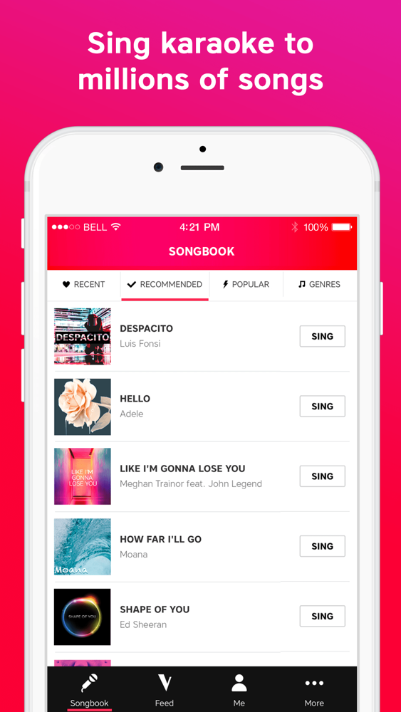 The Voice - Sing Karaoke App for iPhone - Free Download ...