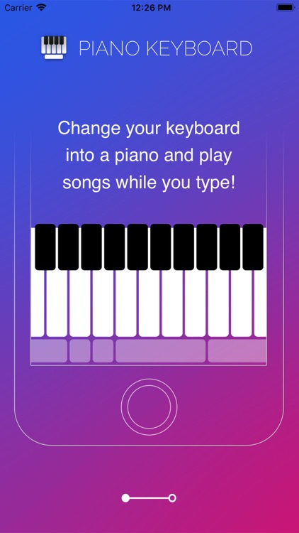 Piano Keyboard - Typing Music screenshot-0