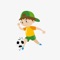 The app is an emoticon picture about various sports