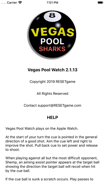 Vegas Pool Lite Watch