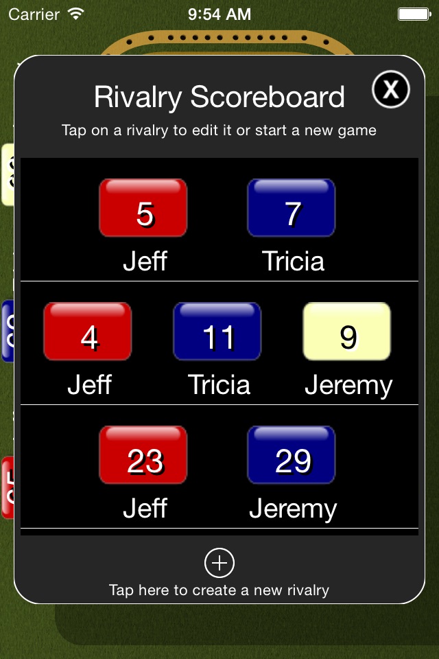 Cribbage Pegboard screenshot 4