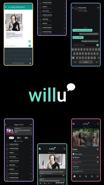 Willu: Hashtag Messaging