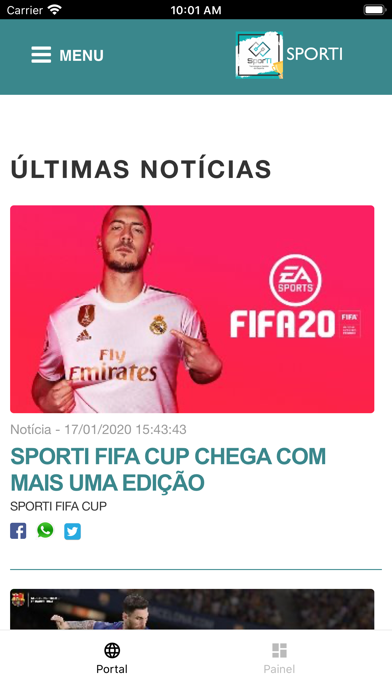 Demonstração E-SporTI screenshot 2