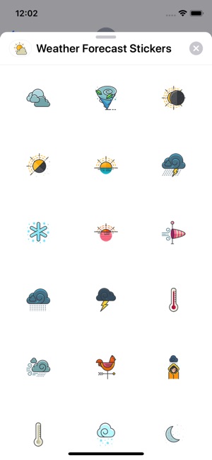 Weather Forecast Stickers