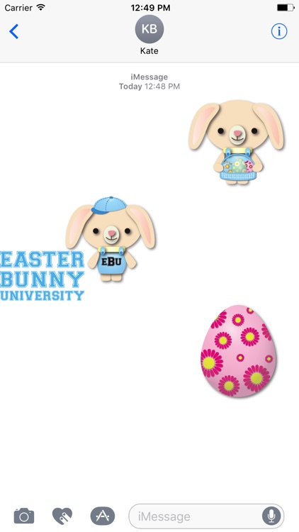 Easter Bunny Stickies