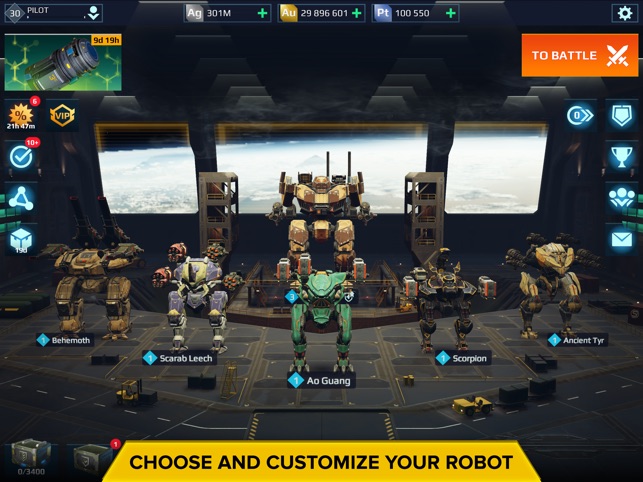 War Robots Multiplayer Battles On The App Store - how to get max size roblox titan simulator youtube