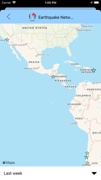 Earthquake Network screenshot