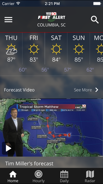WIS News 10 FirstAlert Weather screenshot 2