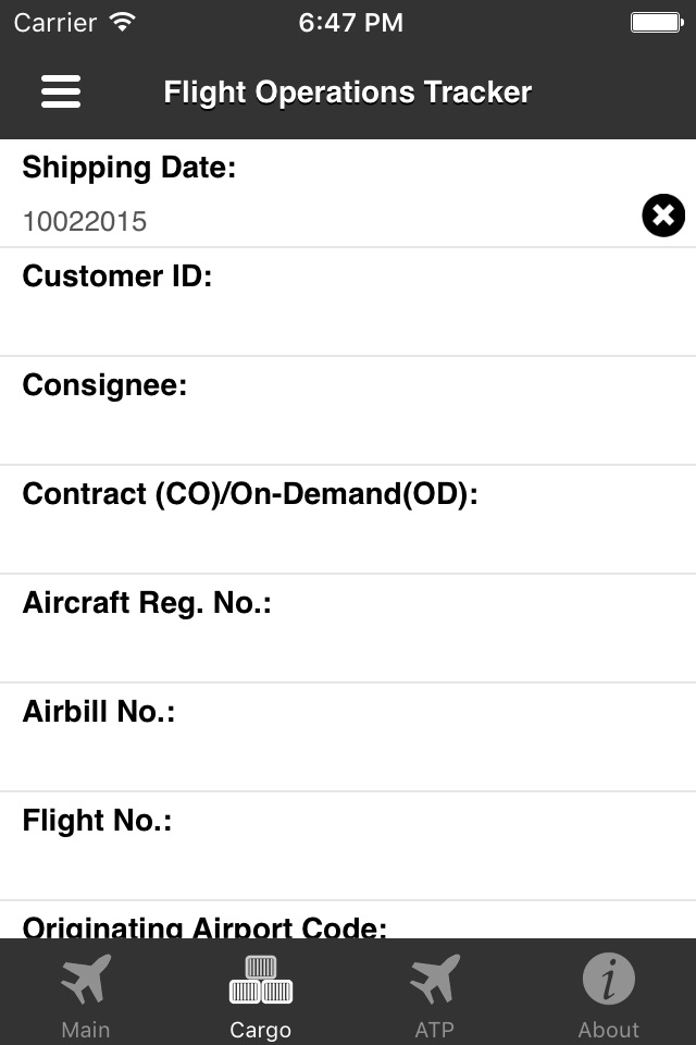Flight Operation Tracker screenshot 2