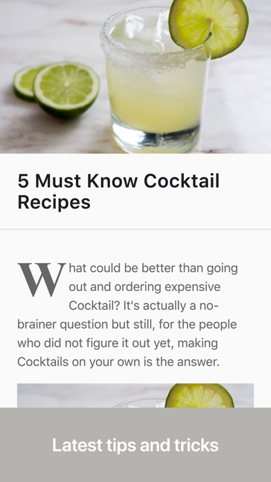 How to cancel & delete Drink App - Cocktail Recipes! from iphone & ipad 4