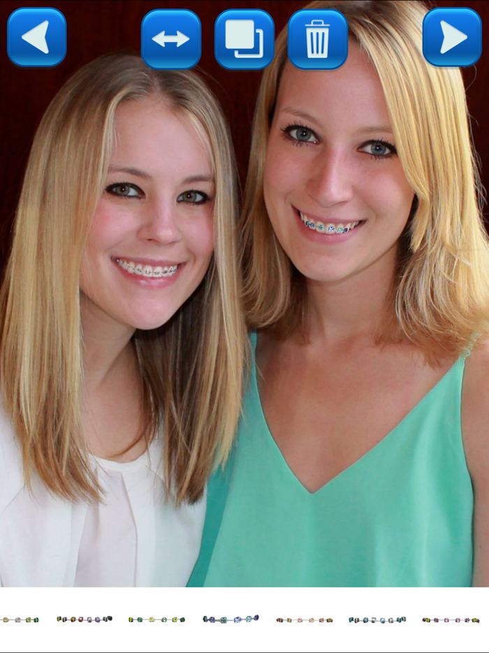 偽 歯科矯正器具 写真編集者