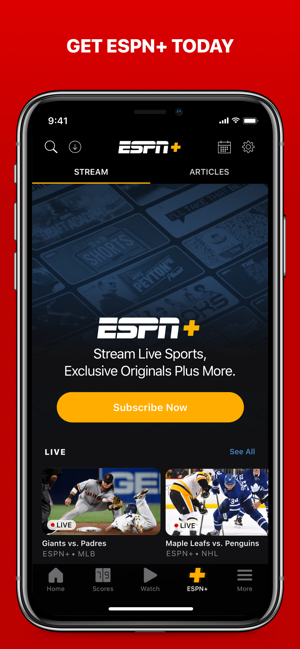 ESPN: Live Sports \u0026 Scores on the App Store