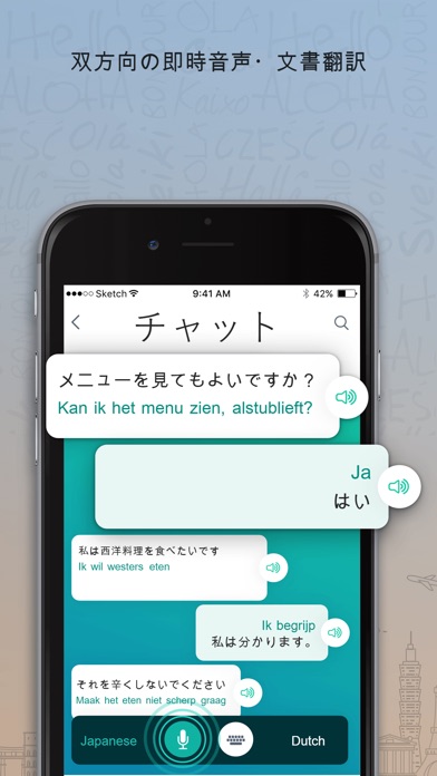 オランダ語 Trocal - 旅行フレーズ screenshot1