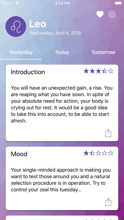 Horoscope - Zodiac Companion screenshot-5