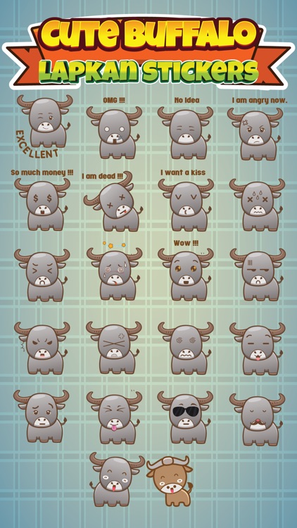 Sticker Me Cute Buffalo