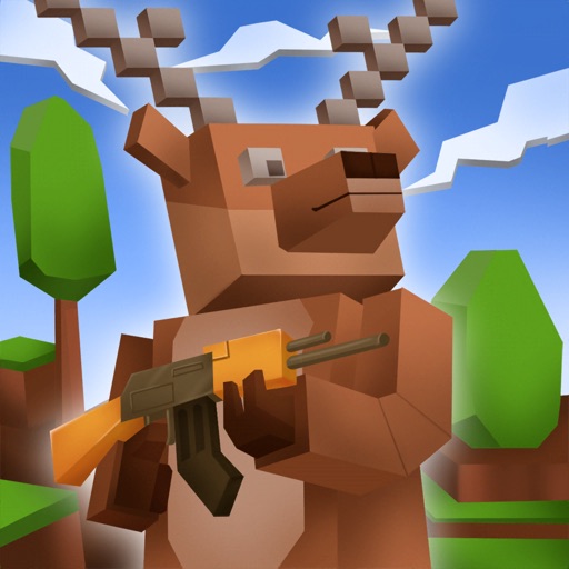 Deer Simulator Pixel Craft War