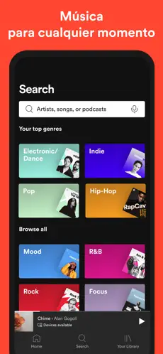 Capture 8 Spotify: música en streaming iphone