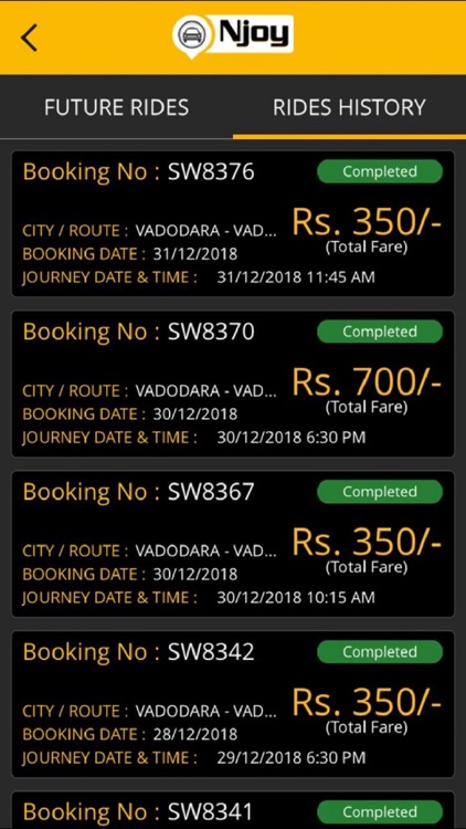 Njoy Cabs - Outstation Taxi screenshot-6