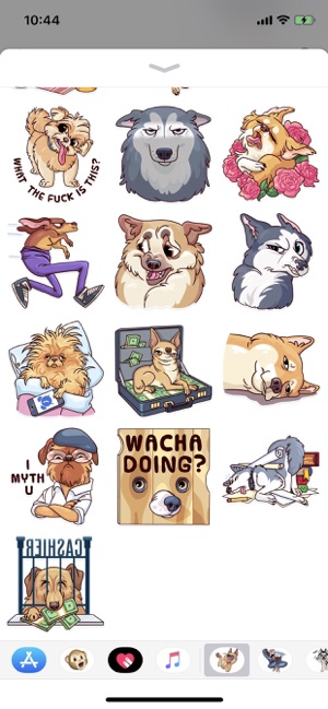 Dog Cute Pun Funny Stickers(圖3)-速報App