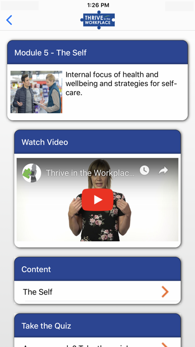 Thrive in the Workplace screenshot 2