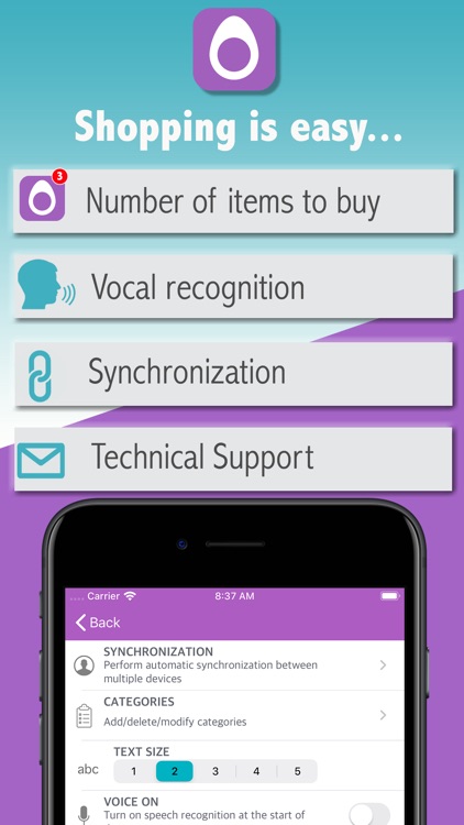 SHOPPPY Voice Grocery List