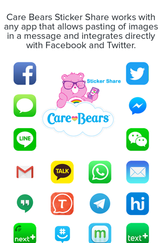Care Bears Sticker Share - náhled