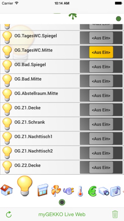 myGEKKO LiveWeb V4xxx