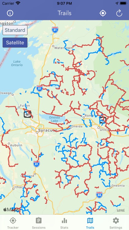 Snowmobile Trails - New York