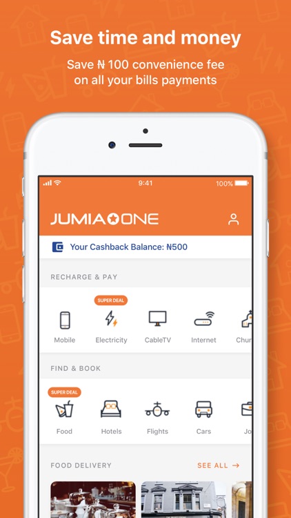 Jumia One: Pay Airtime & Bills