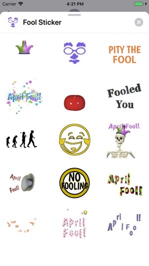 Fool Sticker