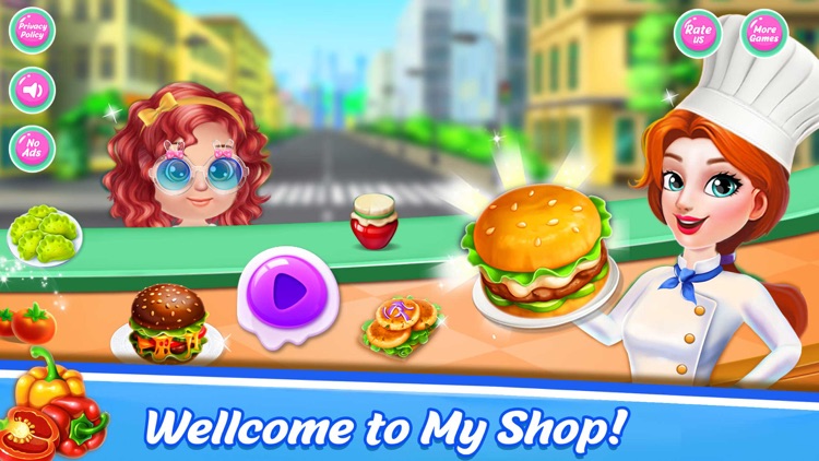 Burger Maker Food Kitchen Game