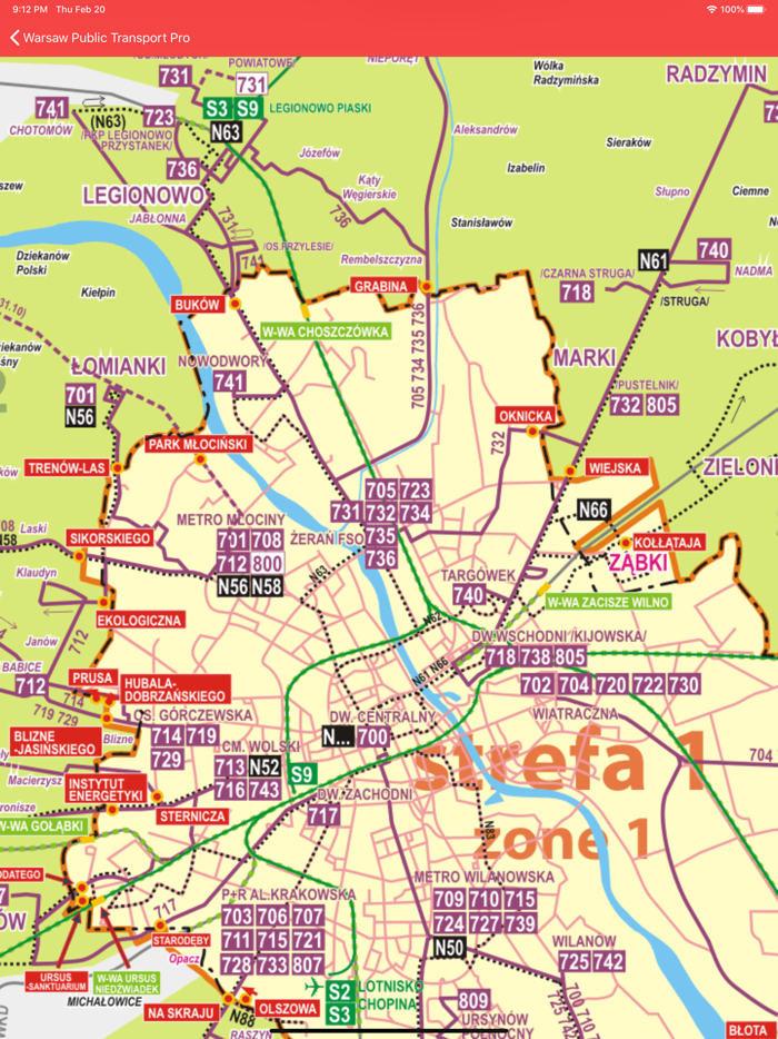 Warsaw Public Transport Pro
