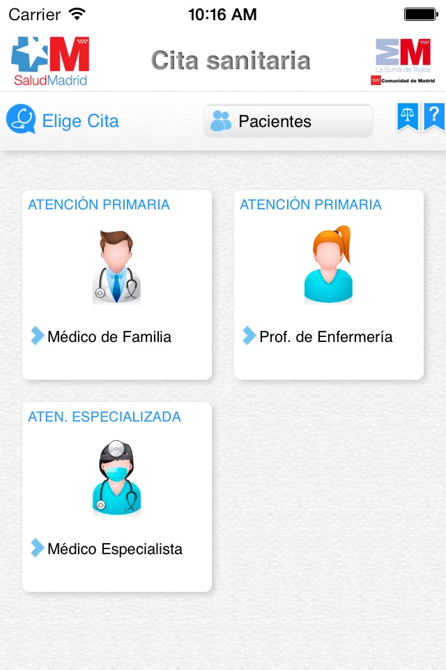 Cita Sanitaria Madrid screenshot 2