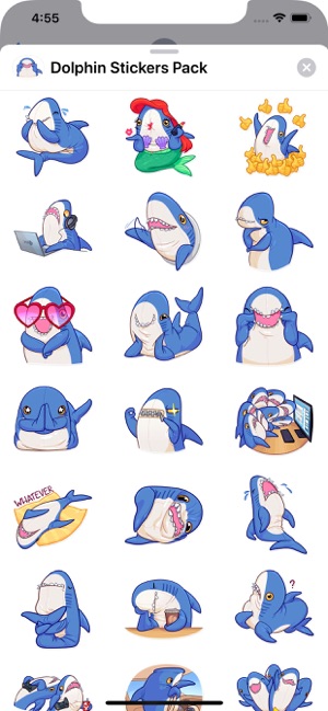 Dolphin Stickers Pack(圖1)-速報App