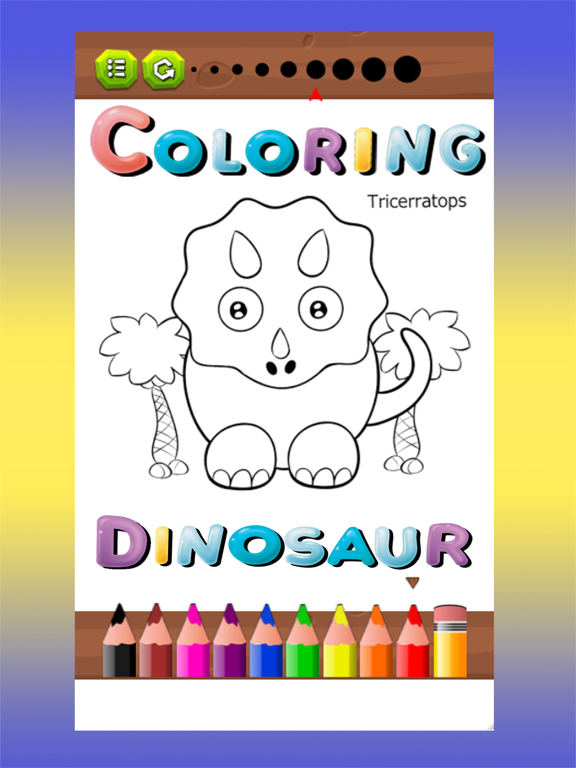 Toddler Dinosaur Coloring Game screenshot 3