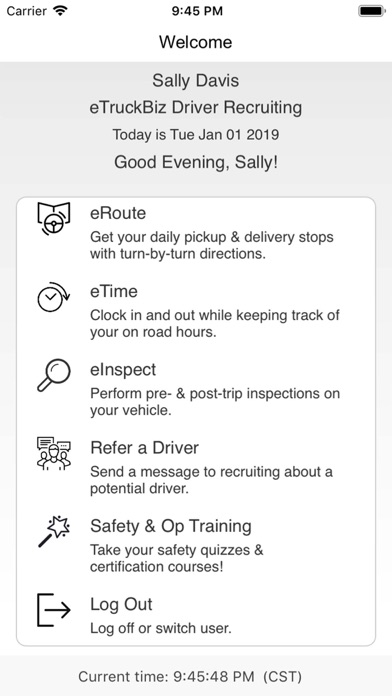 P&D Driver App screenshot 3