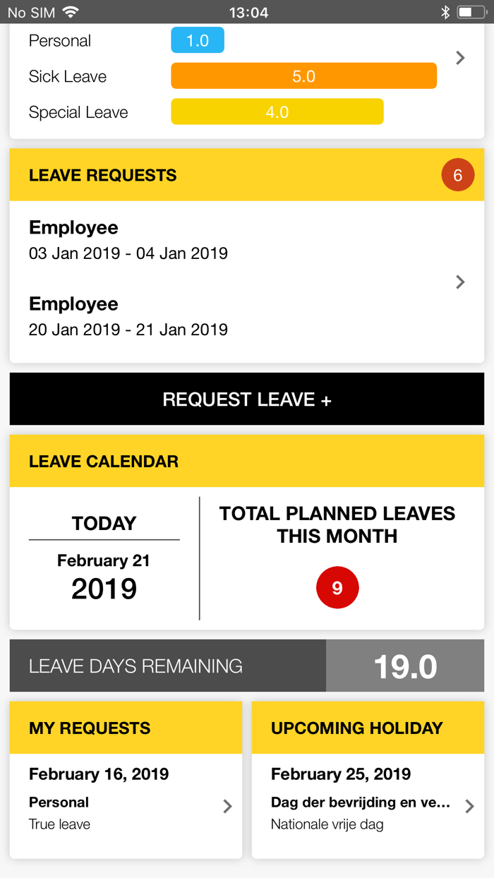 Surmac Leave Tracker