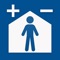 With Head Count +/- you can easily count the number of incoming and outgoing visitors at a venue